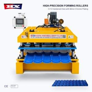 Step Tile Roll Forming Machine