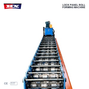 Snap Lock Metal Roof Panel Making Machine