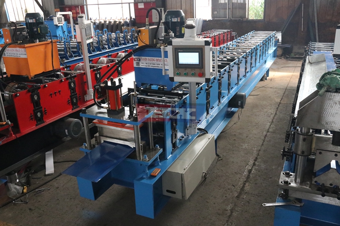 Haixing snap lock metal roof panel forming machine for precision locking edges