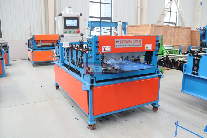Haixing low standing seam metal roofing machine for industrial and commercial roof panels