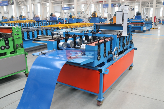 Haixing low profile standing seam roof panel forming equipment for continuous production