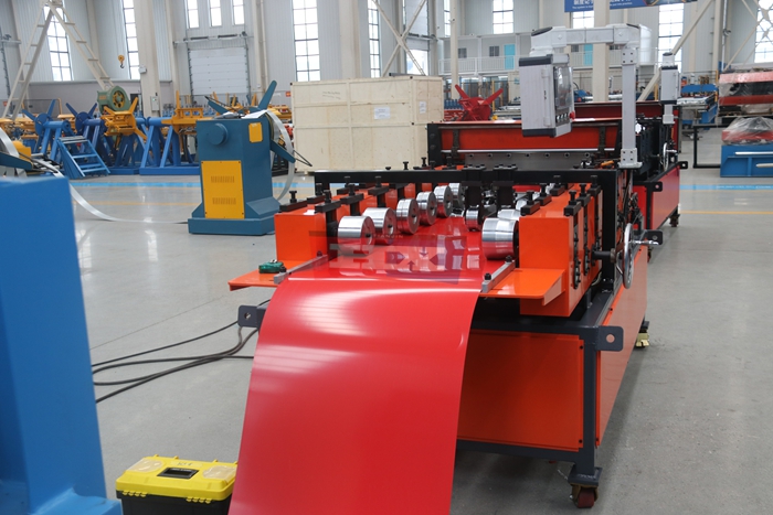Haixing standing seam metal roofing machine for architectural roof panel manufacturing