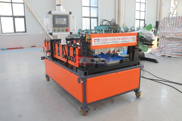 Haixing low standing seam metal roofing machine for industrial roof panel manufacturing