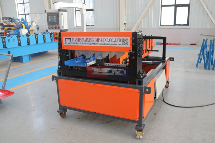 Haixing standing seam roofing machine for low profile metal roof panel manufacturing