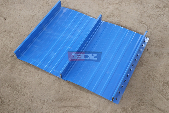 Haixing snap lock metal roof forming machine for automated roofing panel manufacturing