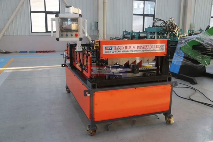 Haixing standing seam metal roof forming machine with precision seam edge forming