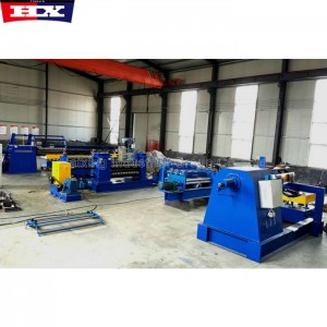 Slitting machine for stainless steel coils