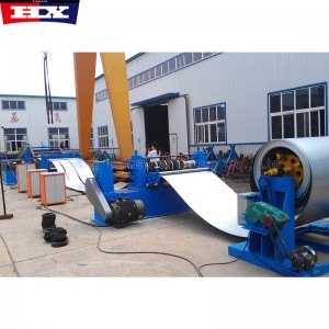 Automatic coil slitting cutting rewinding machine