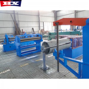 Slitting machine for stainless steel coils