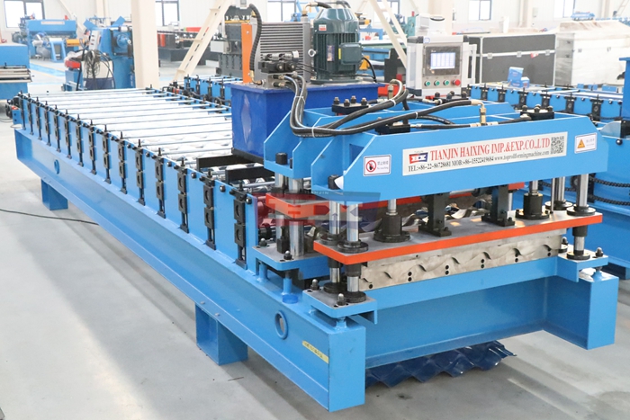 Haixing roof tile forming equipment for customized glazed roofing profiles