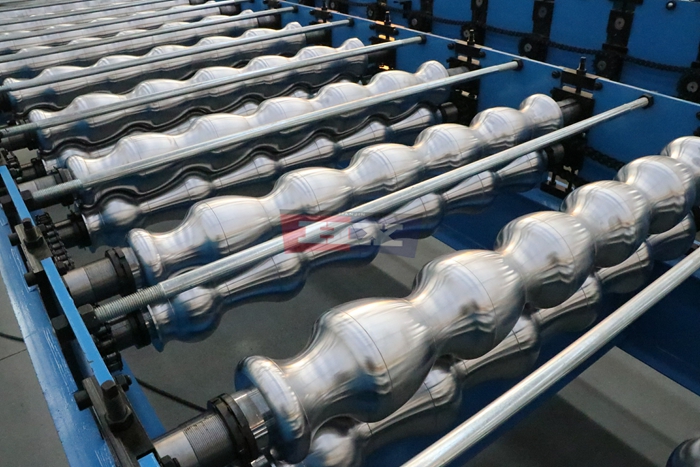 Haixing steel tile forming equipment for decorative metal roofing tile manufacturing