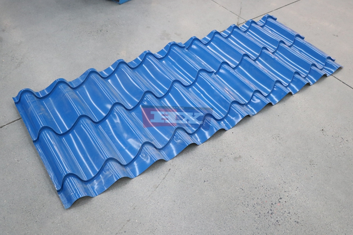Haixing metal tile forming machine for stepped steel roofing sheets