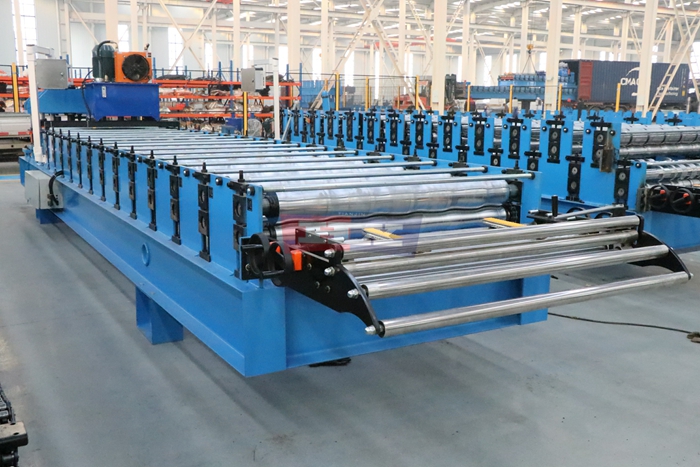 Haixing stepped metal roof tile machine for residential roofing materials