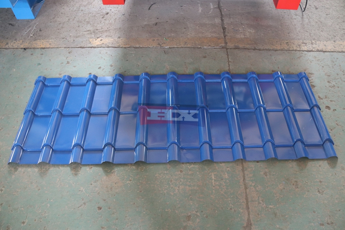 Haixing roof tile forming machine for customized glazed roofing profiles