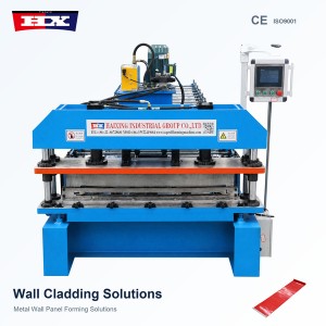 Metal Wall Cladding Roll Forming Machine
