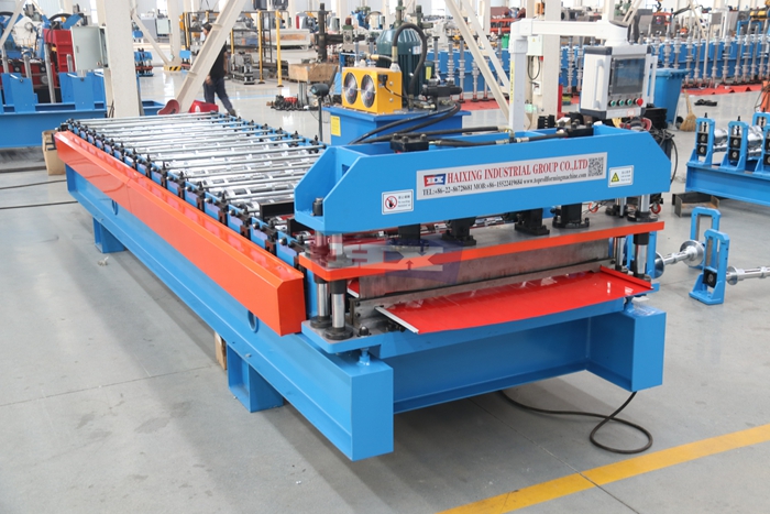 Haixing metal wall panel machine for pre-painted galvanized steel cladding sheets