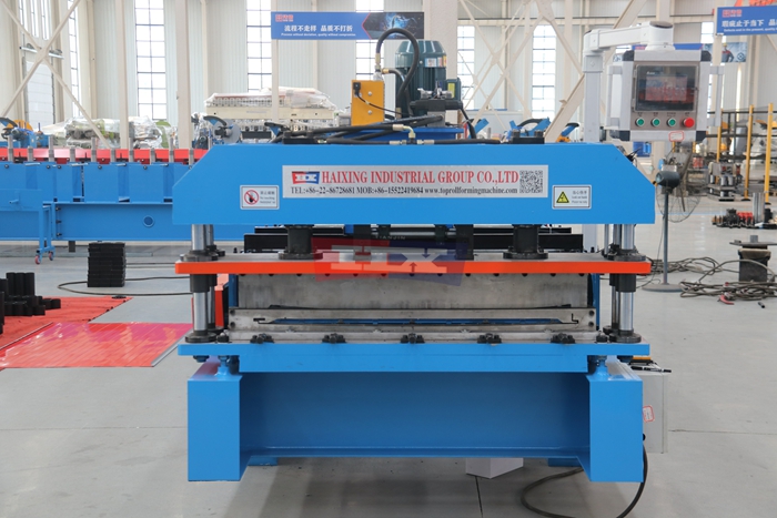 Haixing metal wall panel making machine for steel wall cladding manufacturing
