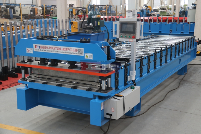 Haixing metal wall panel roll forming machine for customized wall cladding manufacturing