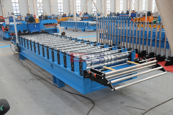 Haixing metal wall cladding production machine for commercial and industrial buildings