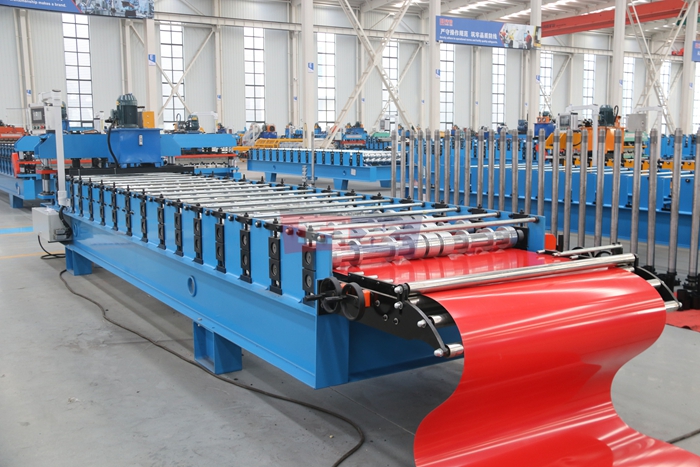 Haixing customized wall panel roll forming equipment for different metal cladding profiles