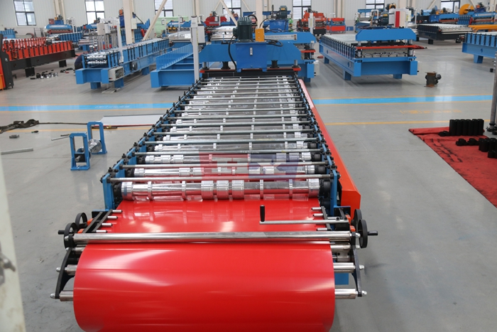 Haixing steel wall panel roll forming equipment for industrial building materials