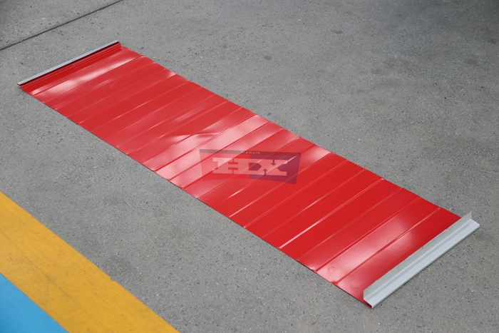 Haixing customized steel wall panel machine for ribbed wall cladding profiles